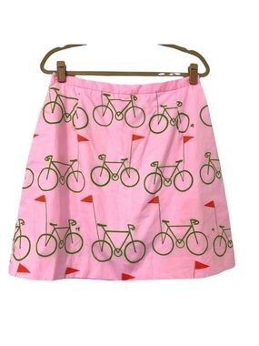 The Vested Gentress Bicycle Print Novelty Skort